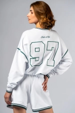 Кофта Lounge Sweatshirt CLUB D’OR 642 WHITE