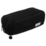 Пенал-косметичка Basir без наполнения, 21*8,5*6 см, на молнии, чёрный цвет