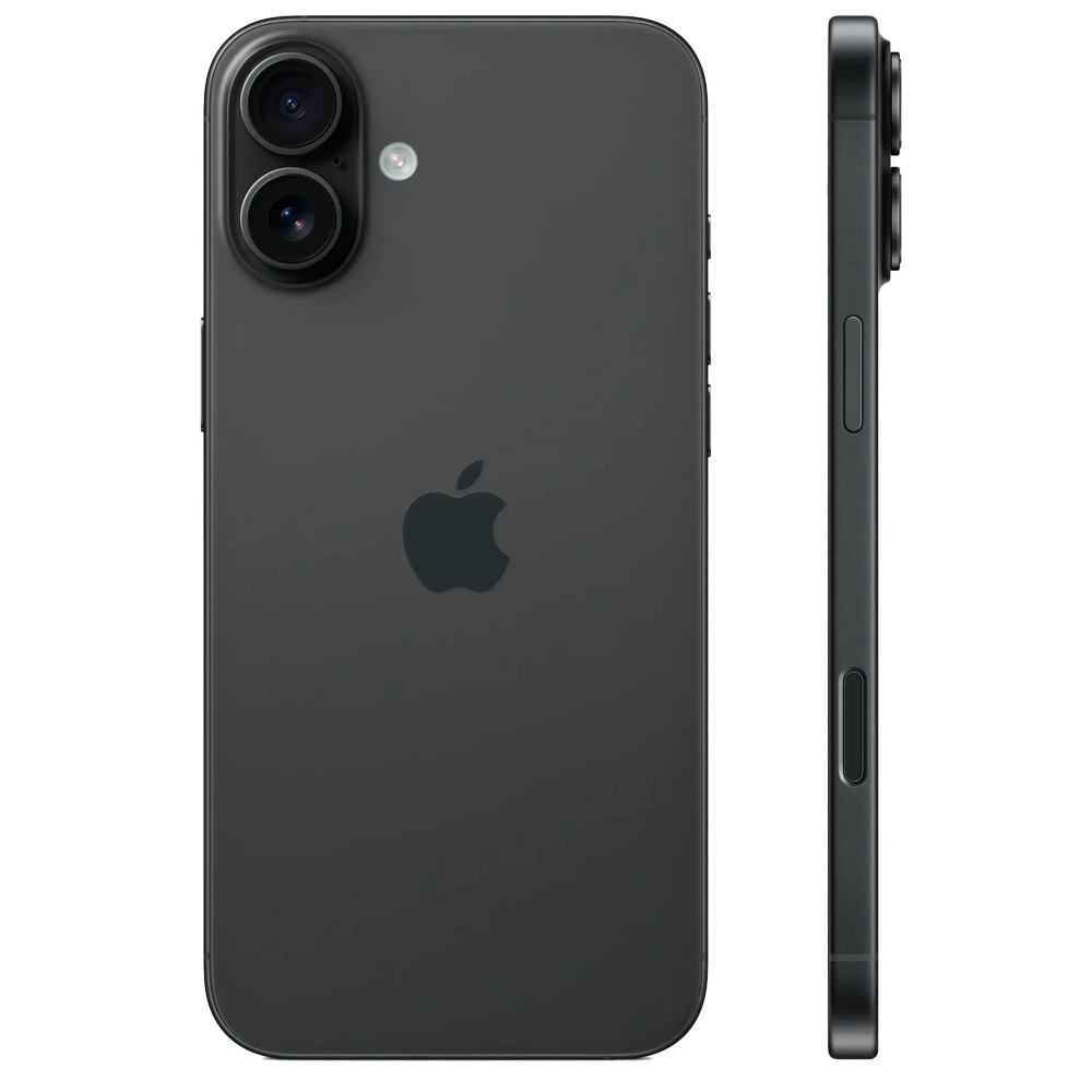 Смартфон Apple iPhone 16 Plus 512GB, Dual Sim, Black (Черный)