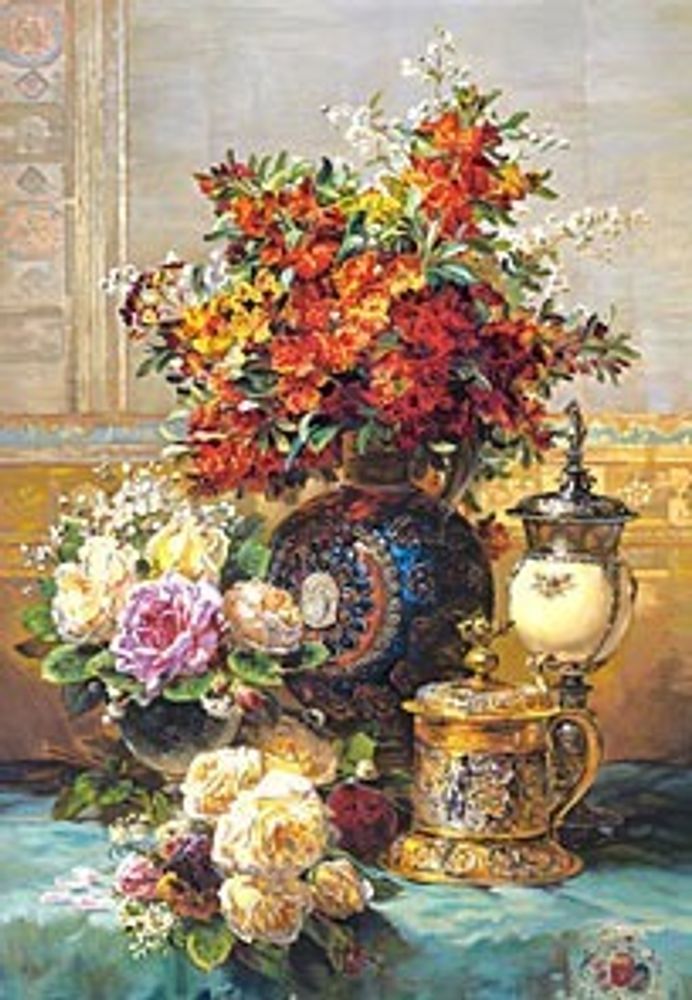 Купить Пазл Castorland 1500 Живопись-цветы