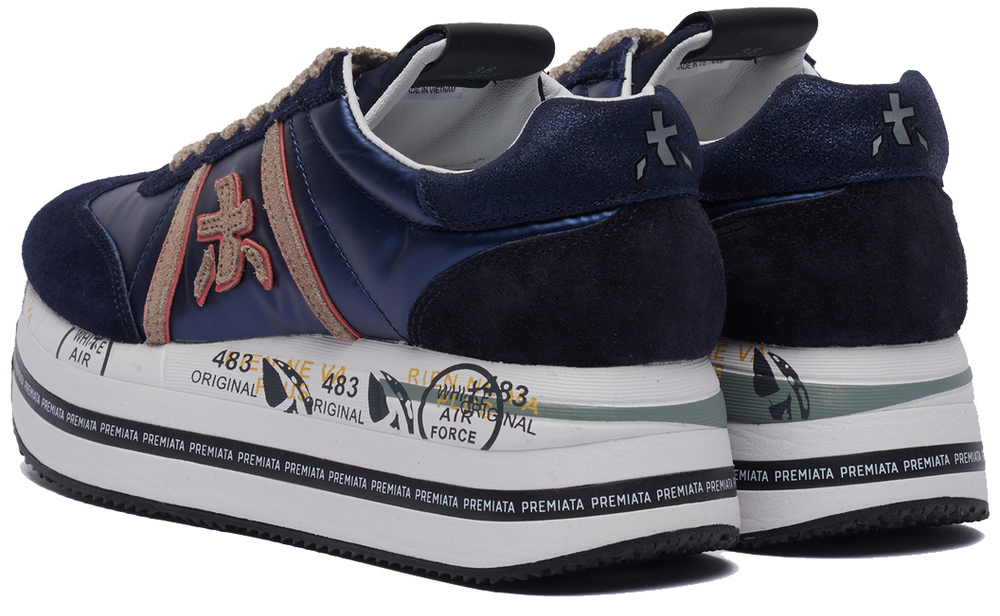 Premiata Beth 5352 синие с белым