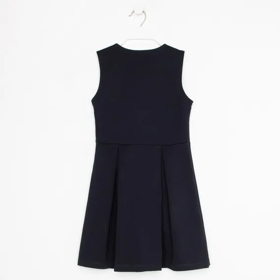 Сарафан для девочки, цвет синий, рост 122 см