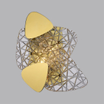 6582/2W NEOCLASSI LN25 50 золотой/прозрачный, золотой металл/стекло, металл Настенный светильник E14 2*40W 220V QUEENY