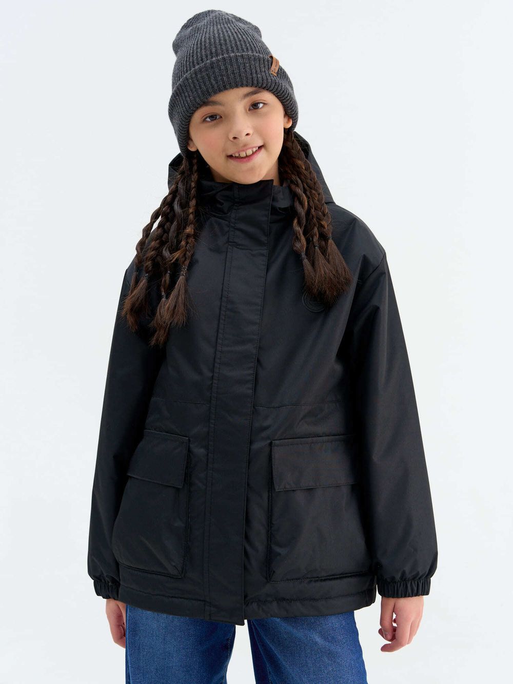 Куртка демисезонная "Уголь" 7+