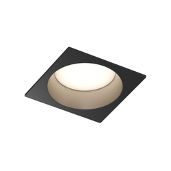 Встраиваемый влагозащищенный светильник DEEP, IP65, 15 Вт, GU5.3, LED, черный, пластик