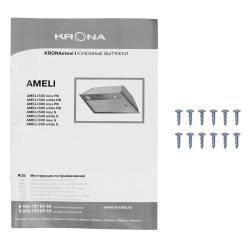 Встраиваемая вытяжка Krona AMELI 900 INOX S