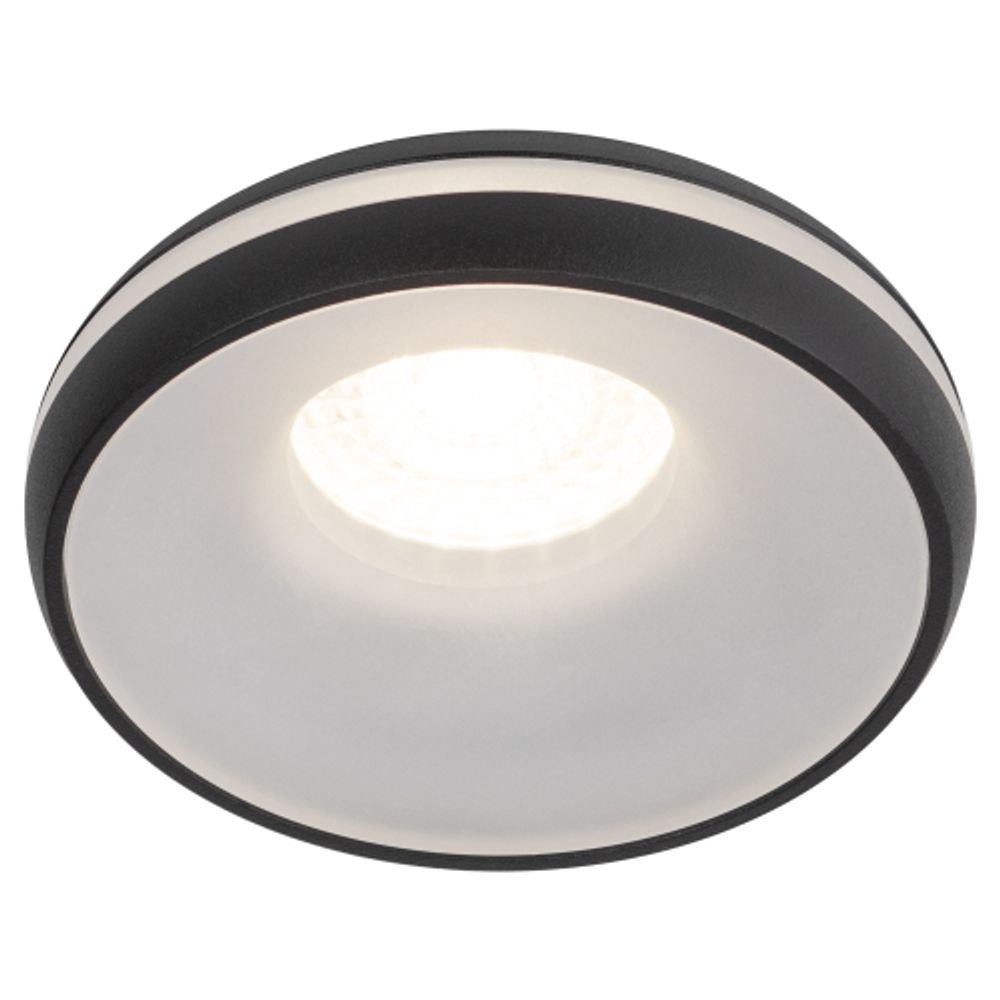 Светильник встраиваемый декоративный ЭРА DK100 BK под лампу MR16 GU5.3 черный | Декоративные встраиваемые светильники