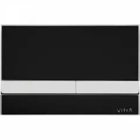 Кнопка смыва VitrA Select (Витра Селект) 740-1101, стекло, цвет Черный глянцевый