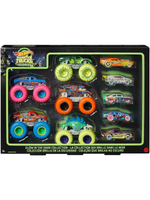 Игровой набор Hot Wheels Светящиеся авто и грузовики HCB57 | Hot Wheels Monster Trucks Glow in the Dark Collection 4+