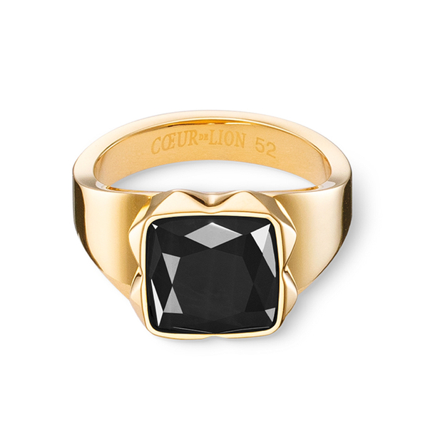 Кольцо Coeur de Lion Black-Gold 1200/40-1316 54