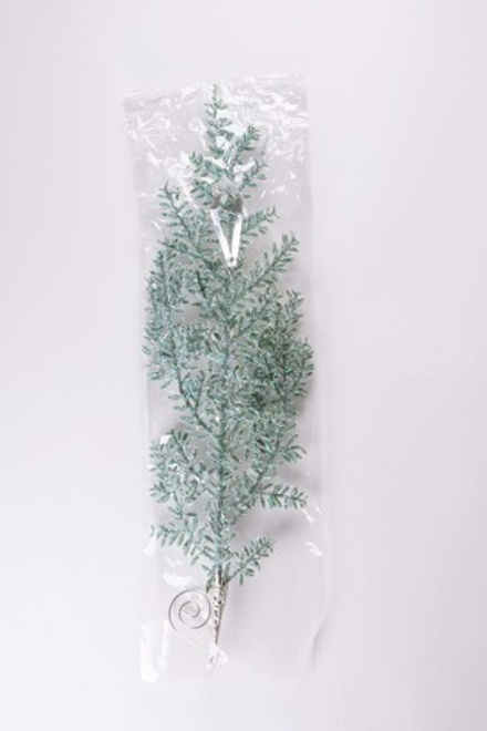 Ветка декоративная ёлочная 15х33см радужная SYCZA-3820222