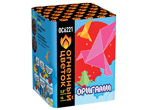 Оригами 0,8" х 16 залпов ОС6221,  1/24, шт