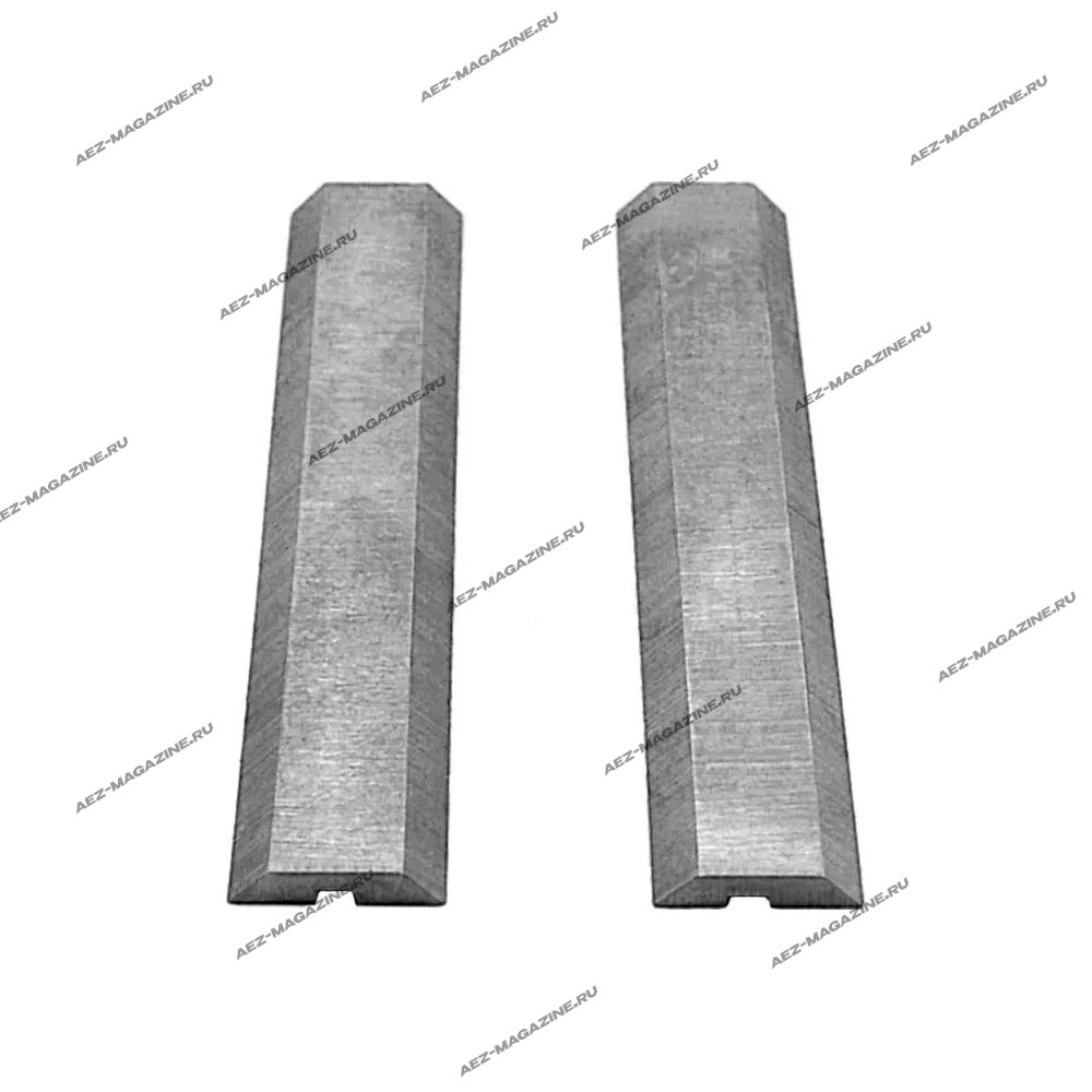 Комплект ножей 102х16х3мм с пазом, для рубанков из быстрорежущей стали марки HCS (65mn)