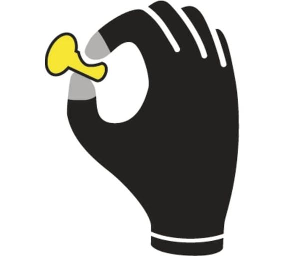 Перчатки латексные без напыления VENIPLUS V1383 упаковка 50 шт. Delta Plus V138309