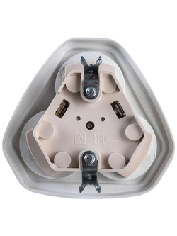 Розетка трехмест. скр. уст. (ток 10А) РС10-394 в инд.упак.