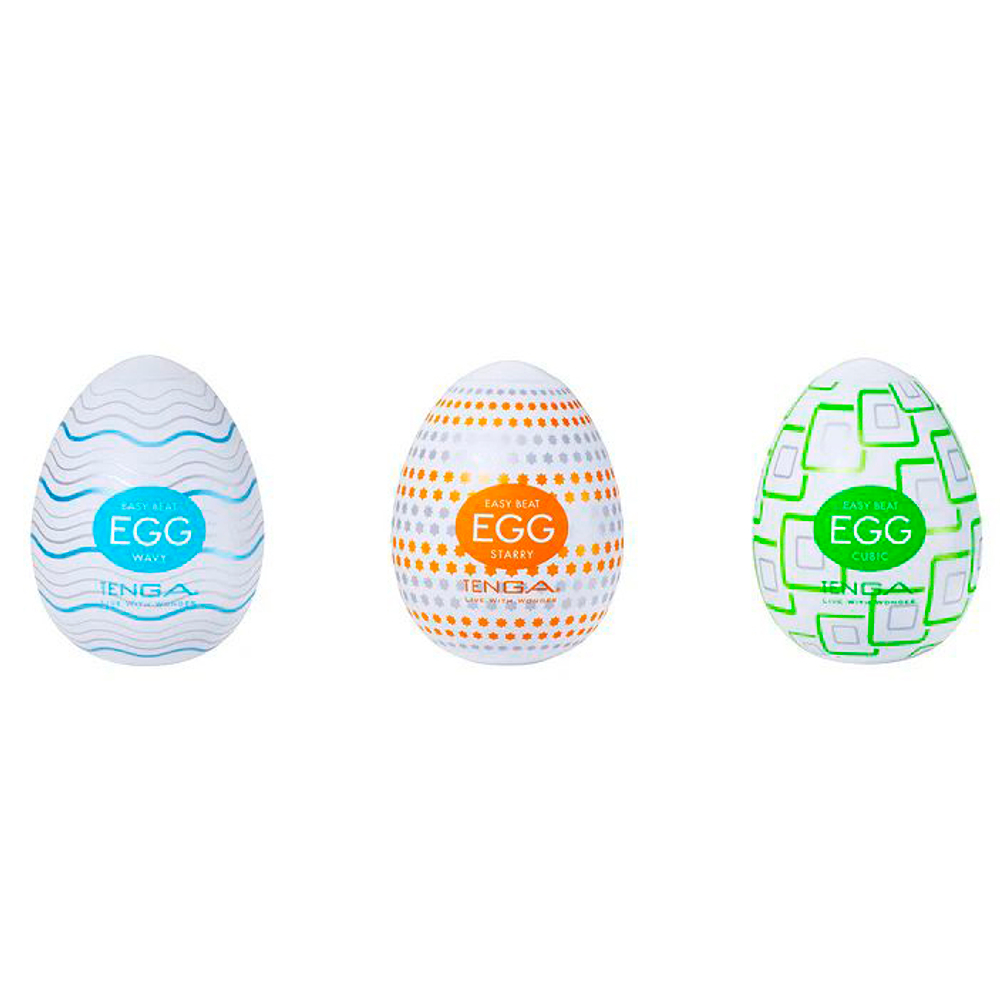 Tenga Egg Standard Set 1 - Набор мастурбаторов, 3 шт.