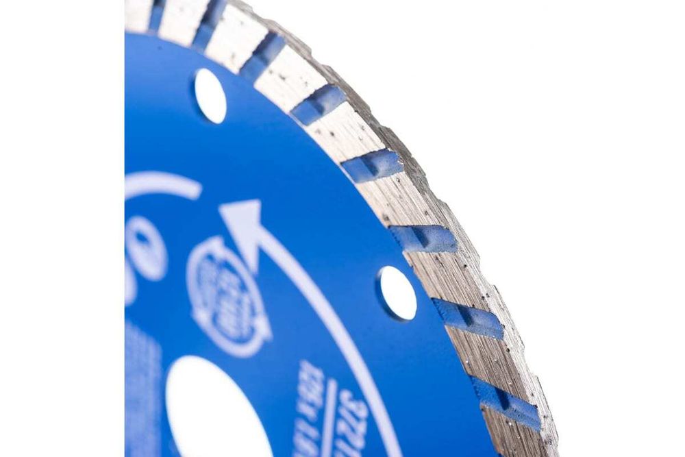 37217М Диск отрезной алмазный "турбо" 125х1,9х7,0х22,2мм (сухая и влажная резка) MOS