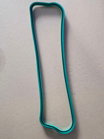 Прокладка крышки клапанной ("лапша" низкая) (пластиковая крышка) (У-002.00.007СТР1) (Строймаш)