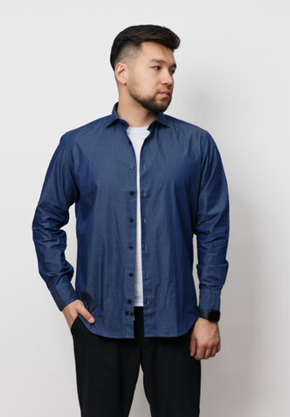 Рубашка мужская DENIM BLUE