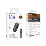 Автомобильное зарядное устройство Для Type-C Borofone PD30W BZ32 (metal gray)