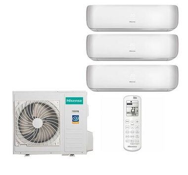 Мульти сплит-система Hisense на 3 комнаты (35+35+35 кв.м.) Premium Design
