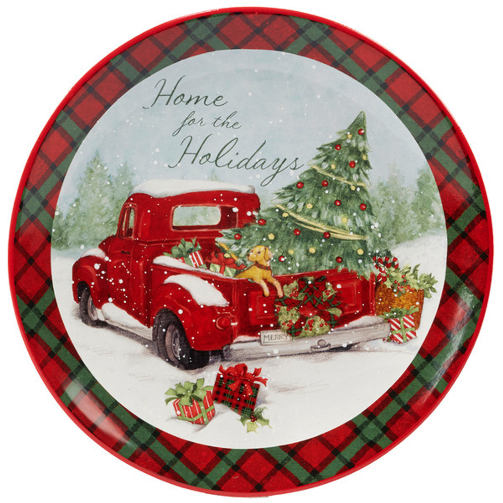 Тарелка подстановочная Certified Int. Домой на Рождество 33см