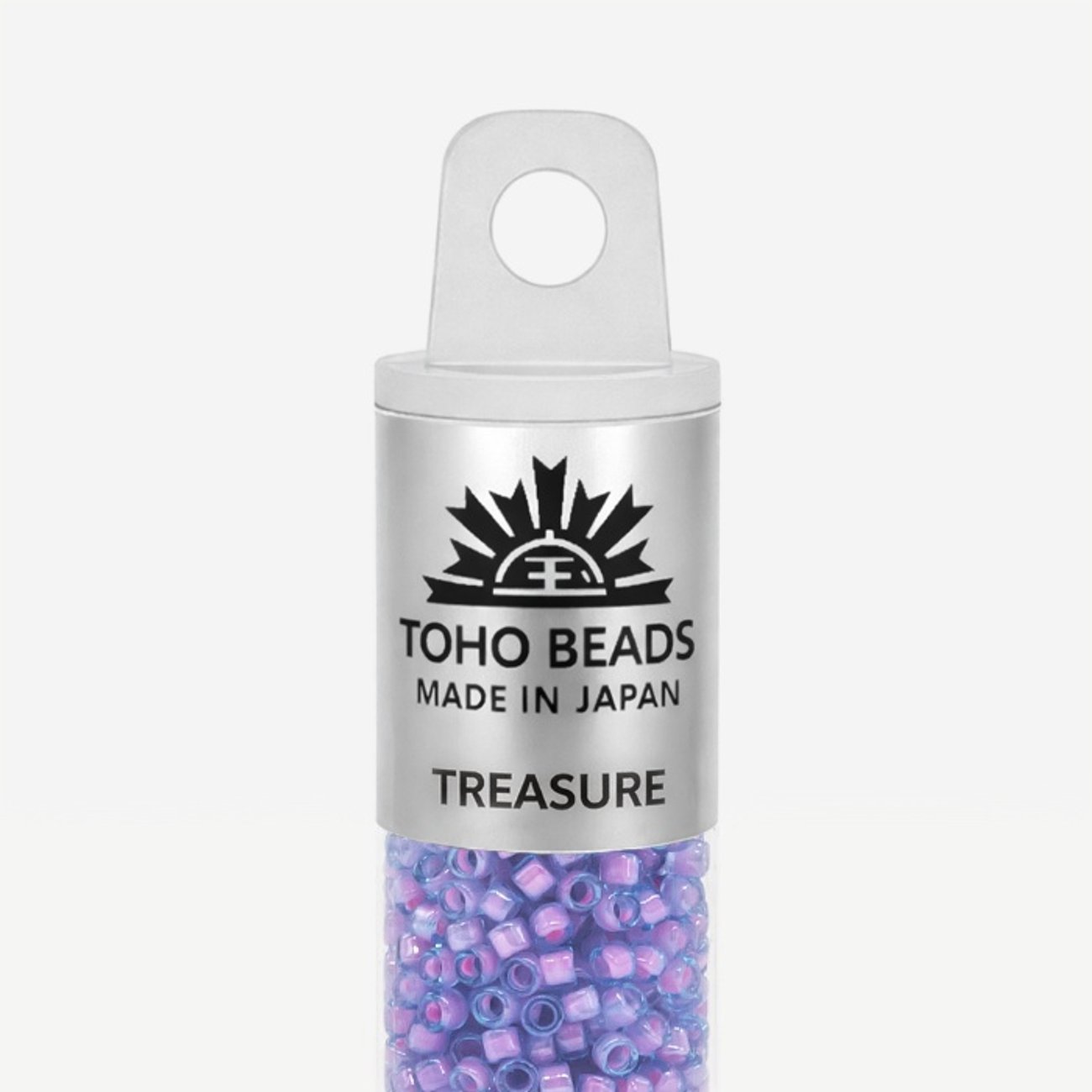 Японский бисер TOHO Treasure (№937), окрашенный изнутри прозрачный