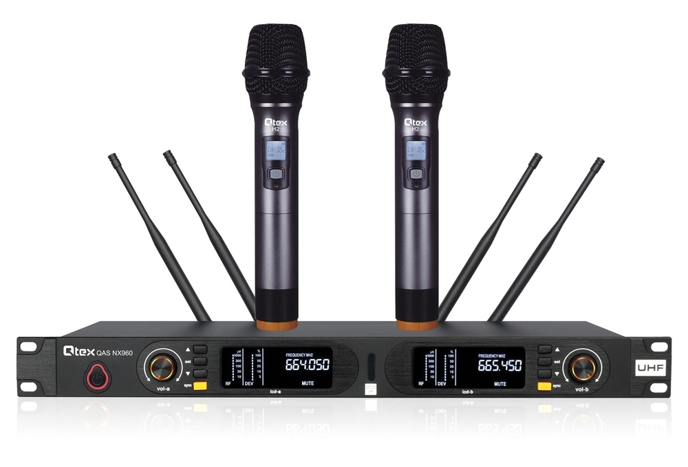 Qtex QAS NX960H радиосистема с двумя ручными микрофонами