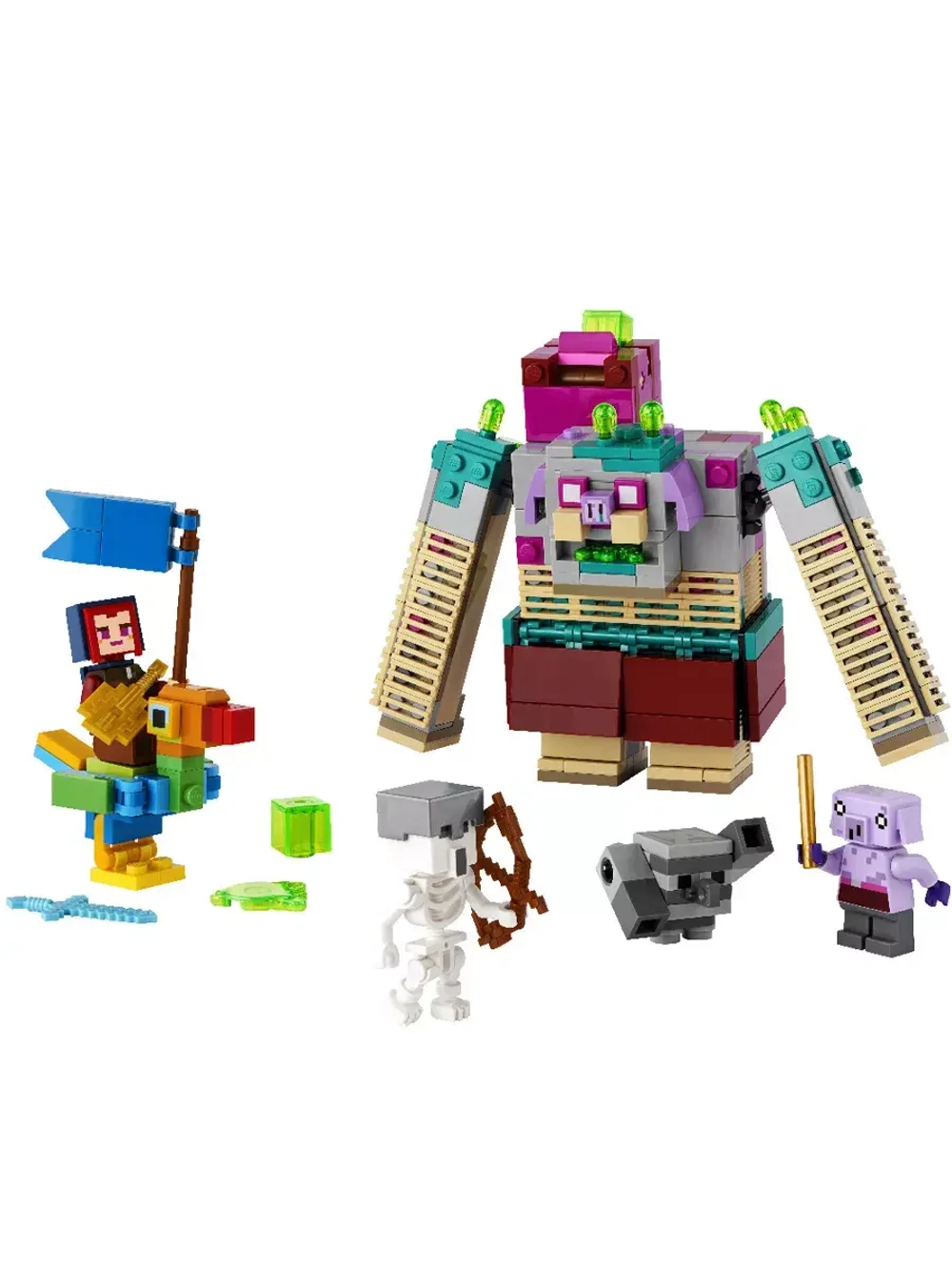 Лего 21257 Столкновение с Пожирателем Lego Minecraft