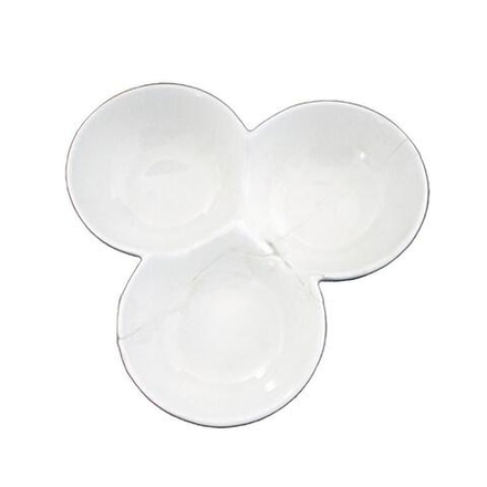 Менажница 20*16 см h4,5 см 3 отделения белая фарфор NEW P.L. Proff Cuisine [4]