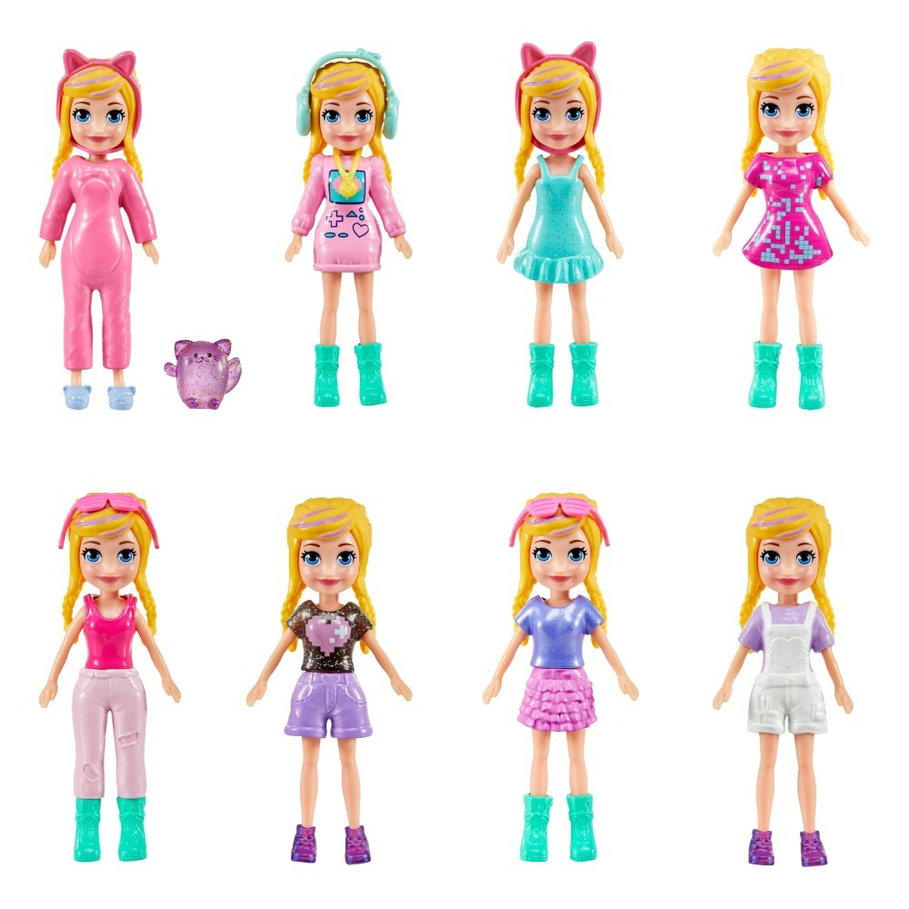 Polly Pocket - Модный набор с куклой и аксессуарами HRD60
