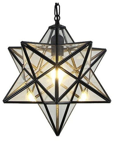 Подвесной светильник Imperiumloft Black Star Clear Glass 101314-26