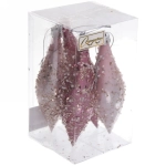 Набор украшений SHINE «Shining icicles» 14,5х4 см (4 шт.), rose pink/baby pink