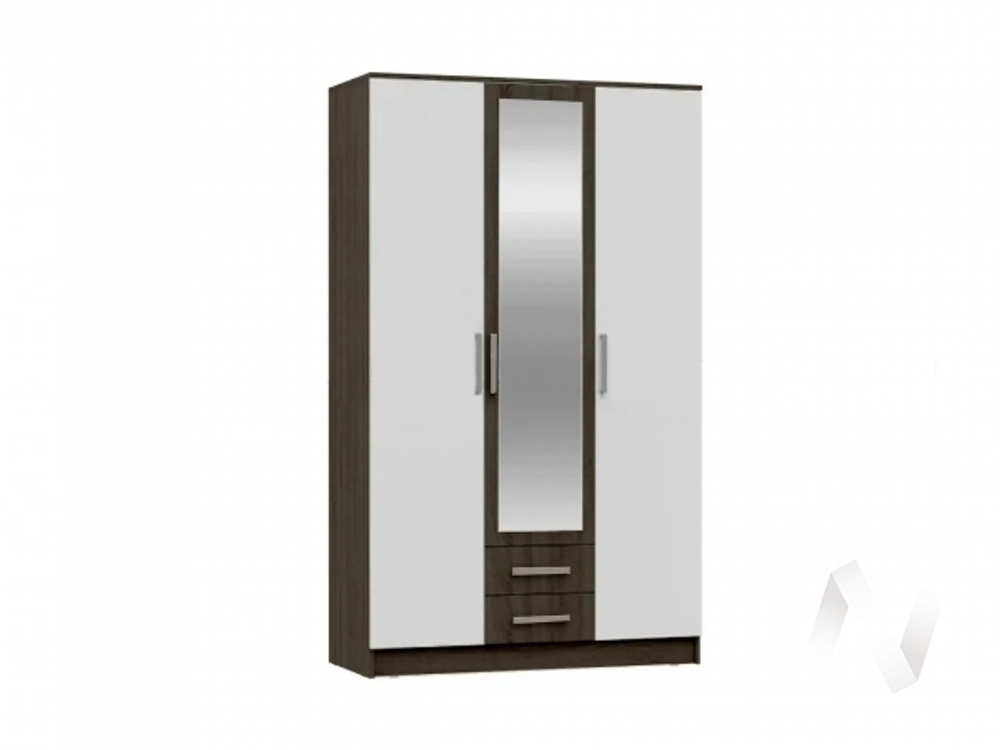 Шкаф для одежды 3-дверный Спальня Мартина (венге/белый)