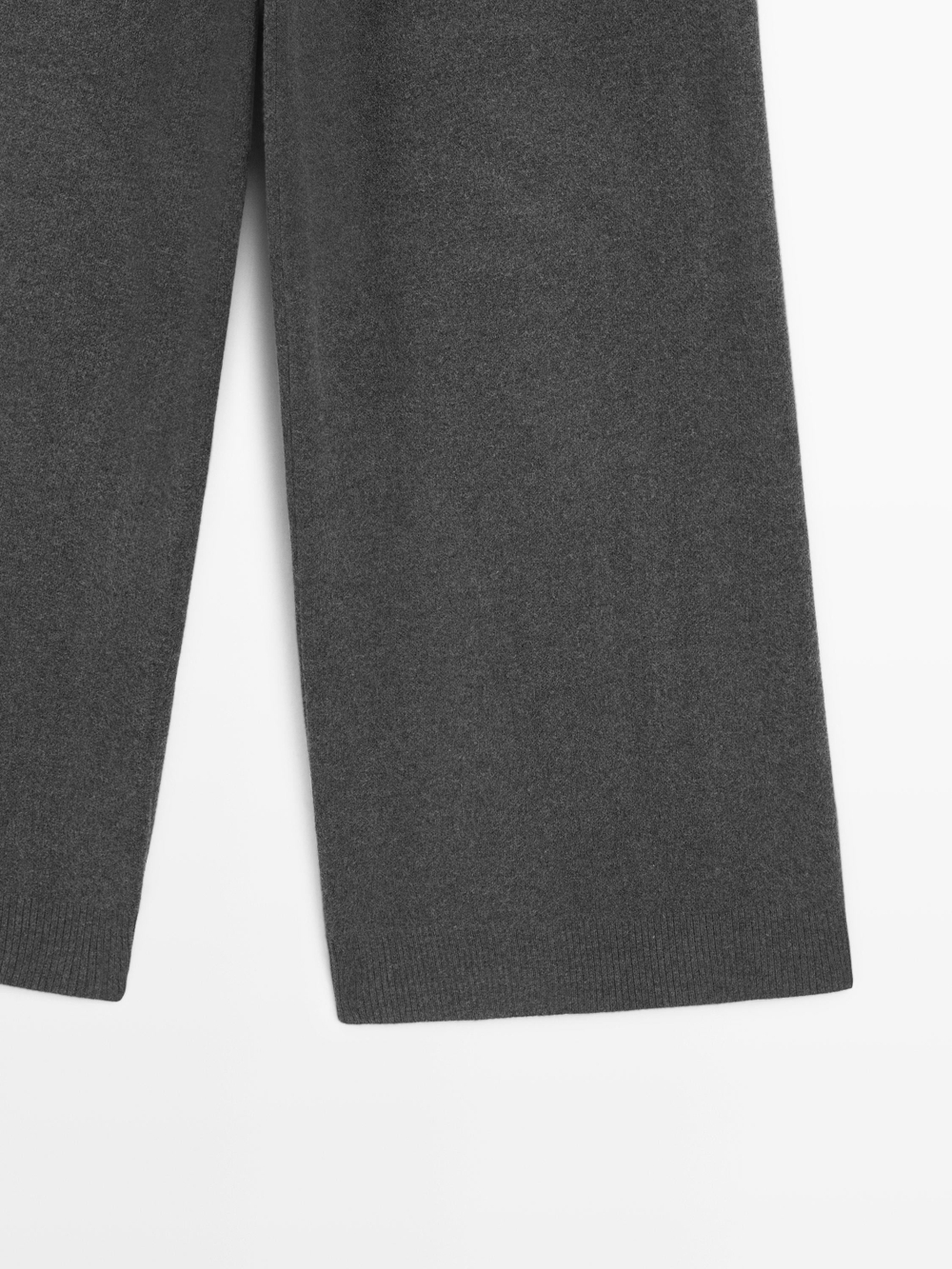 Massimo Dutti Вязаные кюлоты, серый