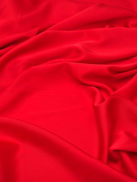 Шёлк Армани красный глянцевый плотность 90 г/м2 метражом