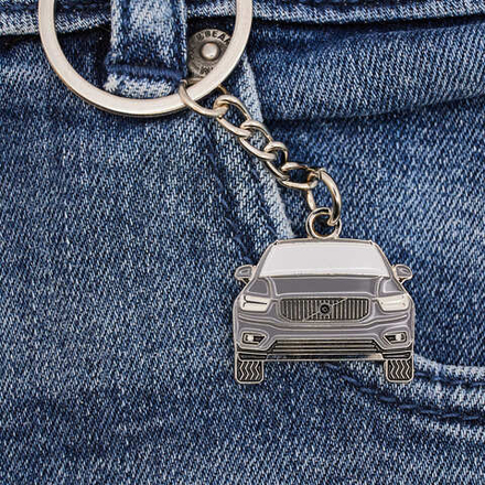 Брелок автомобиль Volvo XC40 темно-серый