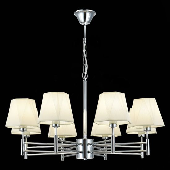 SLE105403-08 Светильник подвесной Хром/Белый E14 8*40W LAGORO
