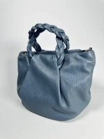 Женская серо-голубая сумка Penna Codino