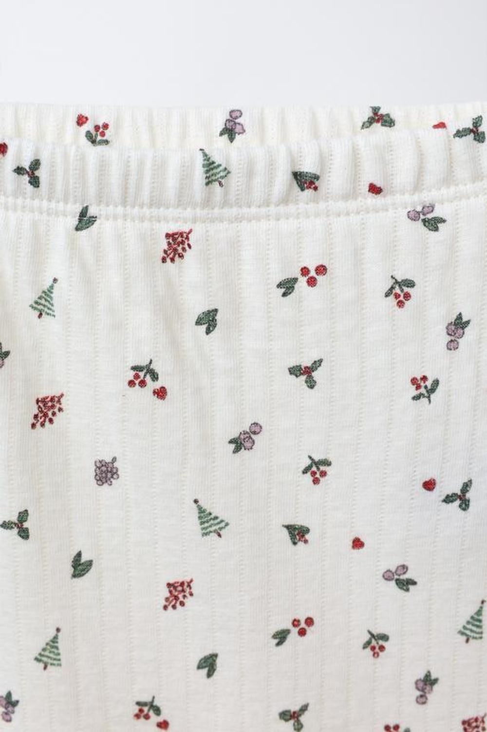 ZARA ЛЕГИНСЫ С ПРИНТОМ «ДЕРЕВЬЯ», ЭКРЮ