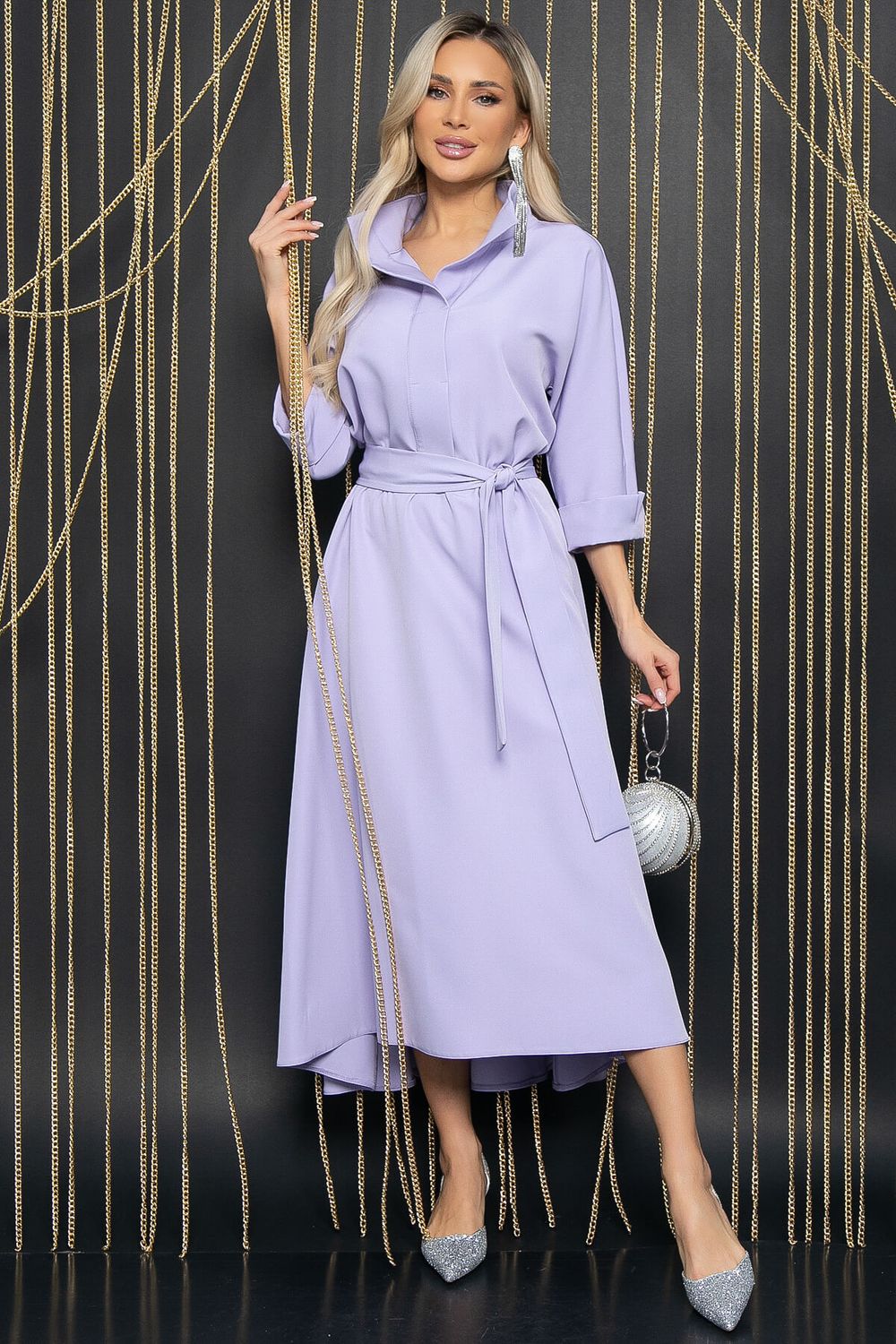 Платье Лорита (сиреневое) П12055 LT Collection