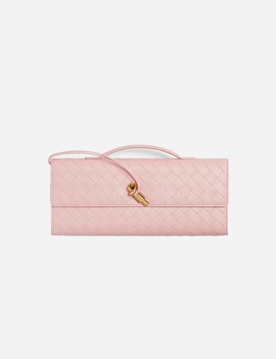 Клатч Bottega Veneta Andiamo Rose