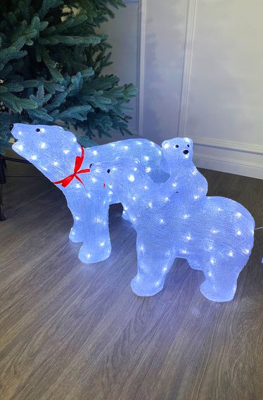 Фигура световая Белый медведь