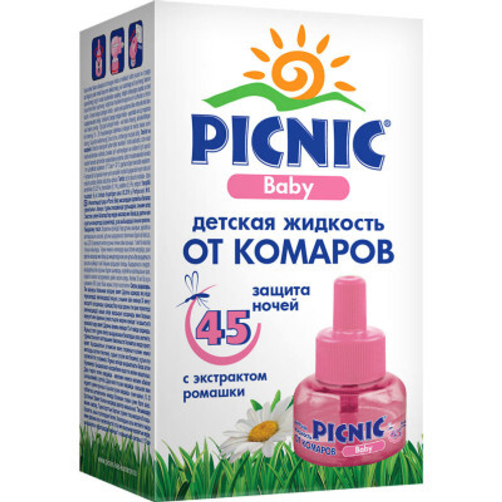 Жидкость от комаров Picnic Baby 45 ночей 30 мл