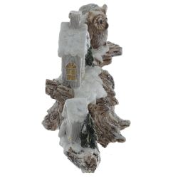 GAEM Фигурка декоративная "Зимняя композиция" с подсветкой (LR44x2,прилаг), L2, L20,5 W9 H14 см, 2в.