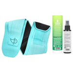 Sports Research, Sweet Sweat®, триммер для талии Paige Hathaway, XL / XXL, синий, комплект из 3 предметов