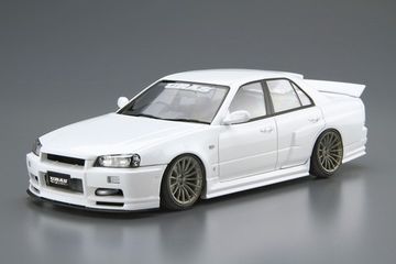 Сборная модель 1/24 Aoshima Nissan Skyline ER34 Type-R Uras '01