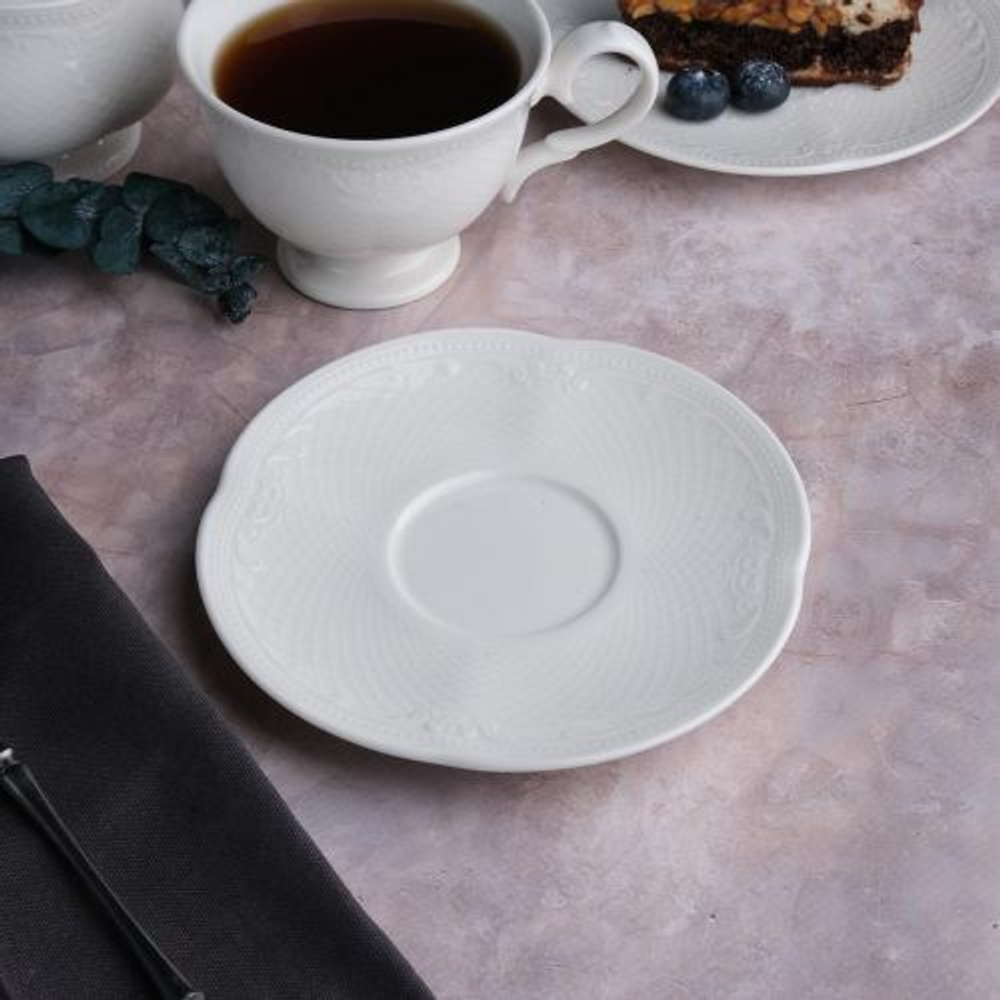 Чайная пара 250 мл, фарфор, Aristocrat, Noble