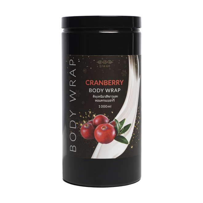 Обертывание для тела с белой глиной и клюквой 1000мл