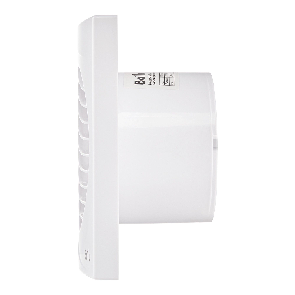 Вытяжной вентилятор 120 мм с обратным клапаном для ванной комнаты, туалета, кухни и бани